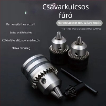 Fúrópatron, háromcsúcsos tok, 1/2 interfész, 40Cr króm‑széntacél, Three Gulls