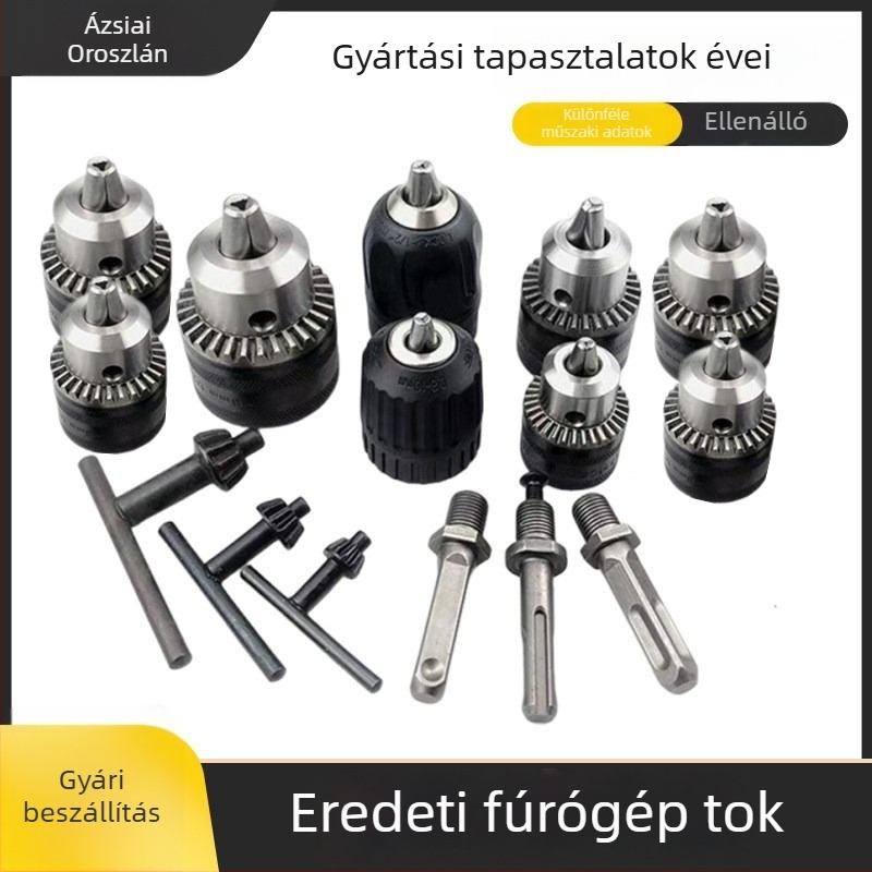 Fúrópatron, háromcsúcsos tok, 1/2 interfész, 40Cr króm‑széntacél, Three Gulls