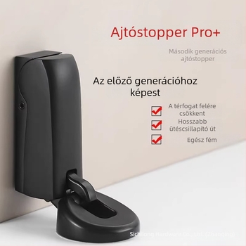 SITANG Ajtócsillapító, padlóra szerelt, cink ötvözet, spray bevonat, kézi működtetés, modern minimalista stílus