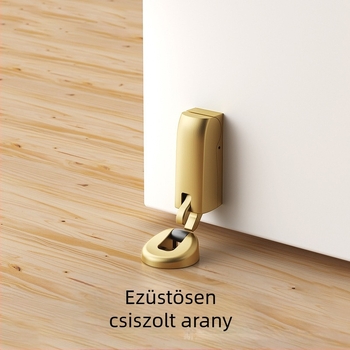 SITANG Ajtócsillapító, padlóra szerelt, cink ötvözet, spray bevonat, kézi működtetés, modern minimalista stílus