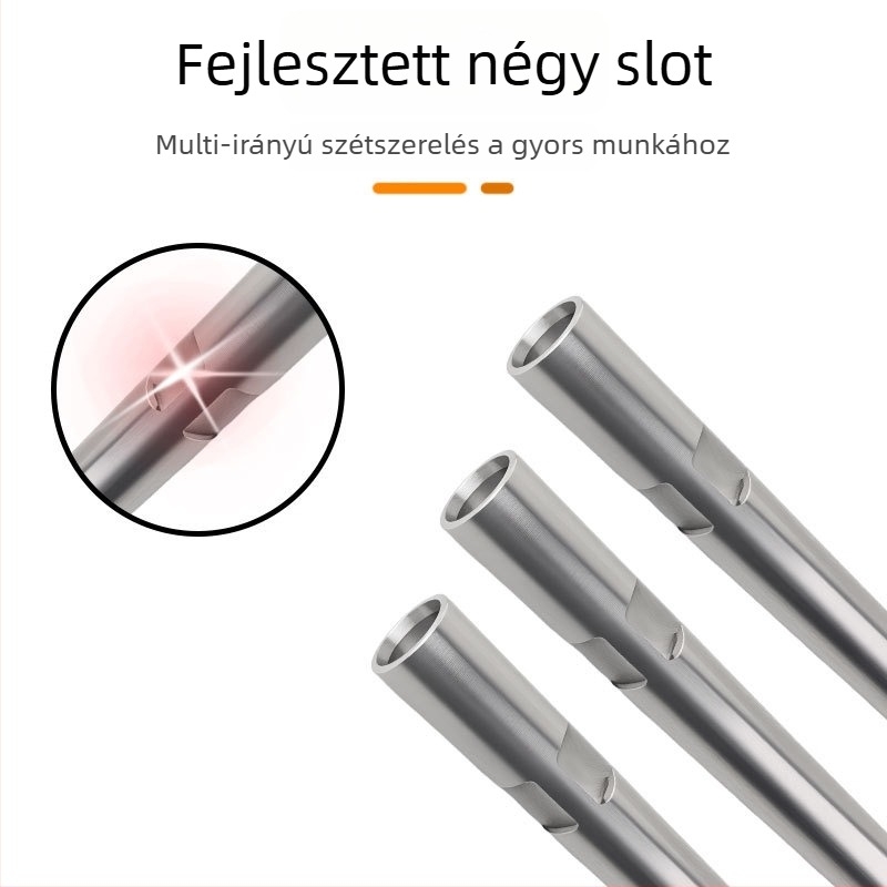 Vízfúró géphez való fúróhosszabbító rúd (Márka: Han ax; Anyag: szénacél)