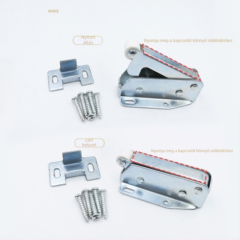 MX08 Vas ajtócsat, Típus: Ajtócsat, Anyag: Vas, Felület: Króm, Stílus: Modern egyszerű