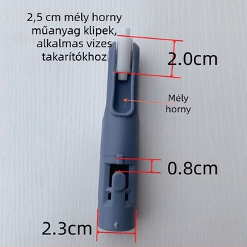Menetes univerzális mop tengelycsatlakozó — műanyag és fém tengelyek, Ring gold márka, anyag sandalwood