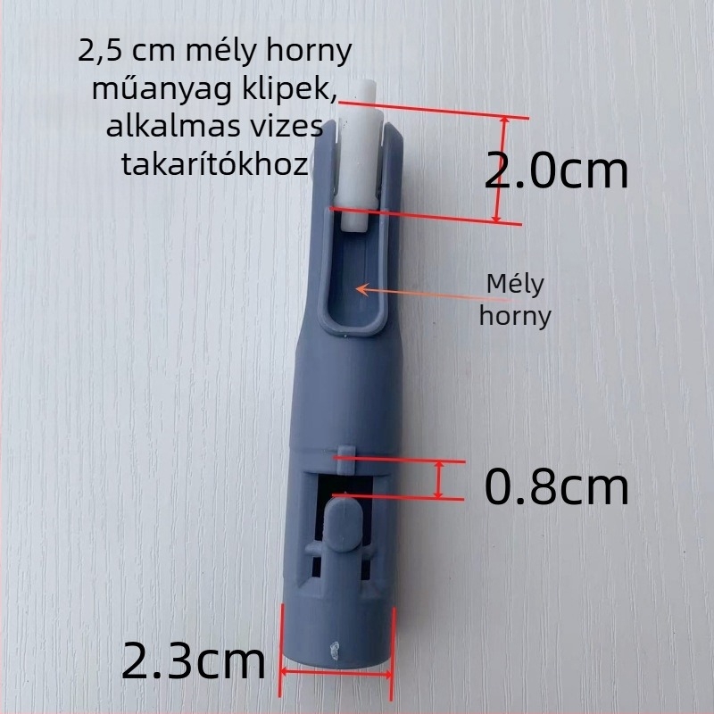 Menetes univerzális mop tengelycsatlakozó — műanyag és fém tengelyek, Ring gold márka, anyag sandalwood