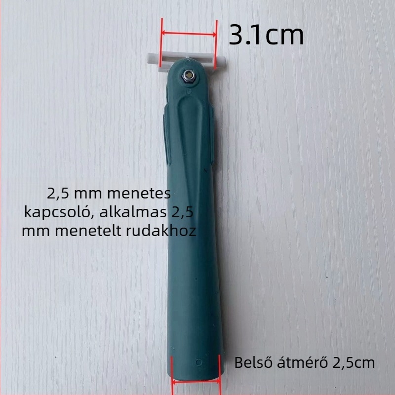 Menetes univerzális mop tengelycsatlakozó — műanyag és fém tengelyek, Ring gold márka, anyag sandalwood