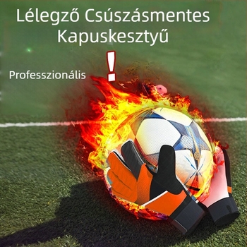 Futball kapus kesztyűk – lélegzőek, kopásállóak, csúszásmentesek – edzésre, uniszex, Kaiwei, PU, kód 0930