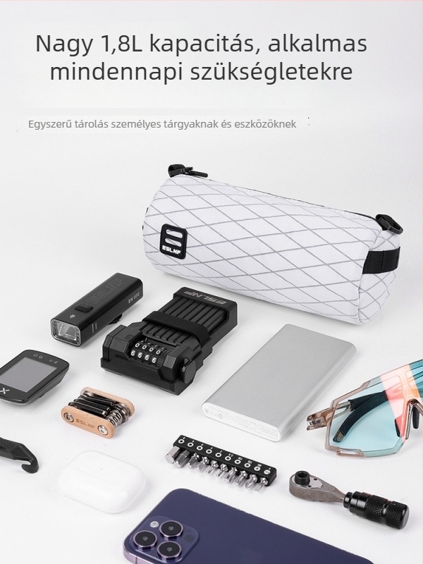 Eslnf kerékpár kormánytáska, nylonból, kapacitás 1,8 L, modell Eslnf-246