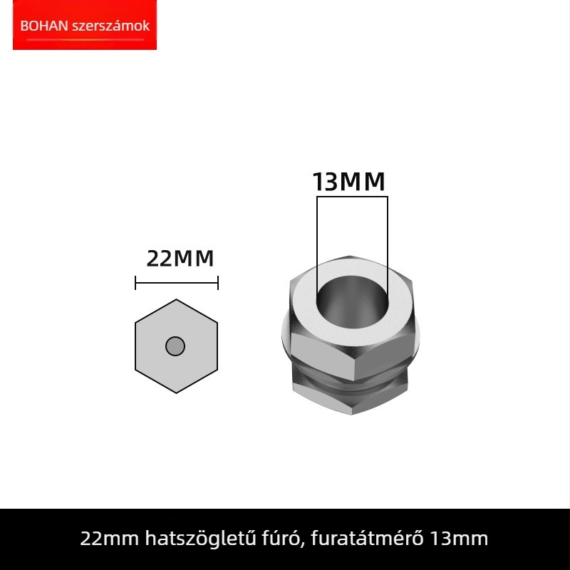 Bohan alumíniumprofil lyukasztó pozicionáló eszköz, modell 203040, alumíniumötvözet, kúpos fejű lyukasztó