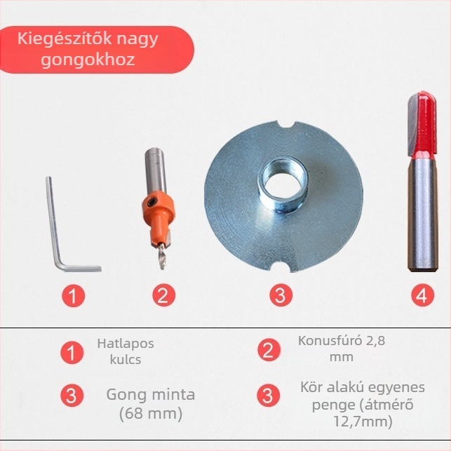 Ajtókeret zárnyelv nyitó — Liangfang, nyél típus 6.35, fafaragó eszköz