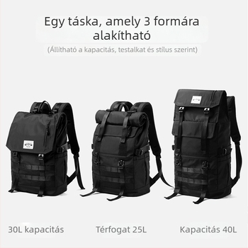 MOYYI hátizsák, 20–35L, Oxford anyag, lélegző, vízálló, lopás elleni, légpárnás vállpánttal, 17,3 hüvelykes laptophoz, súly 0,85 kg