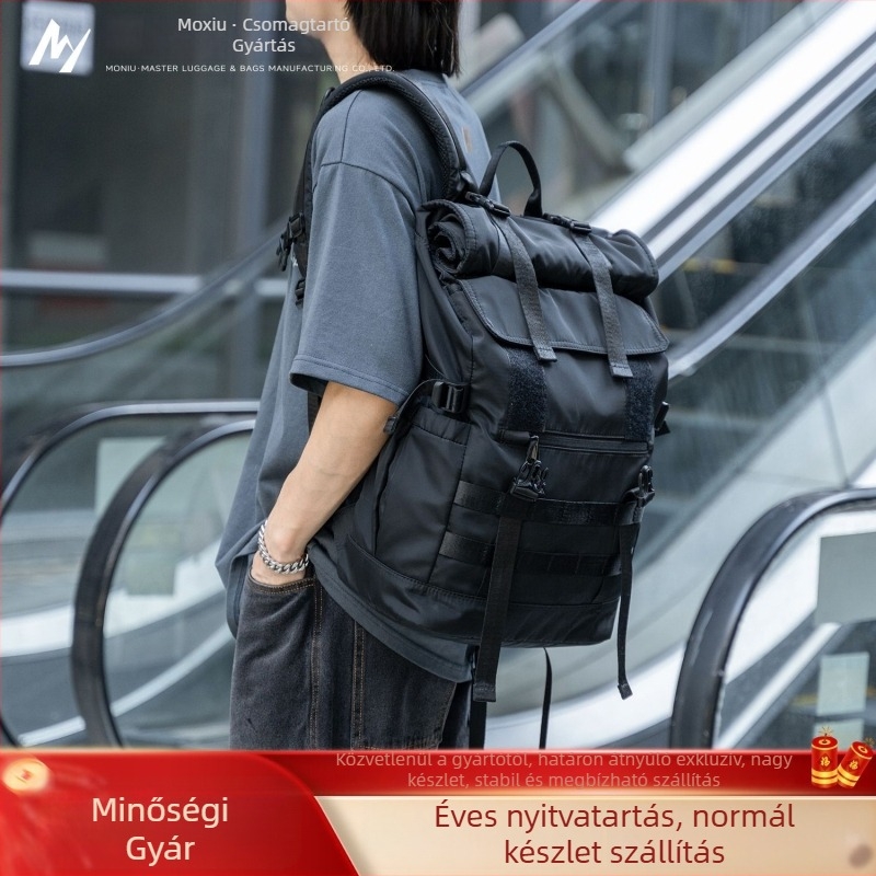 MOYYI hátizsák, 20–35L, Oxford anyag, lélegző, vízálló, lopás elleni, légpárnás vállpánttal, 17,3 hüvelykes laptophoz, súly 0,85 kg