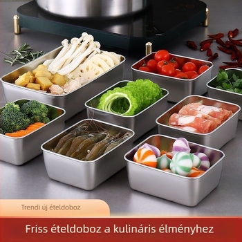 Rozsdamentes acél négyszögletes sík lap, polírozott felület, modern minimalista stílus, testreszabható