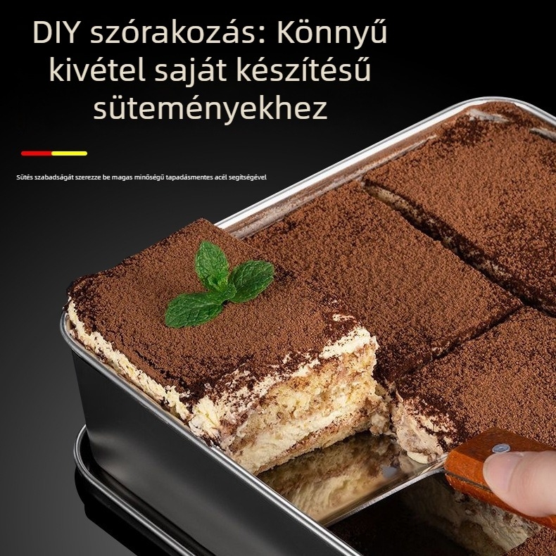 Rozsdamentes acél négyszögletes sík lap, polírozott felület, modern minimalista stílus, testreszabható