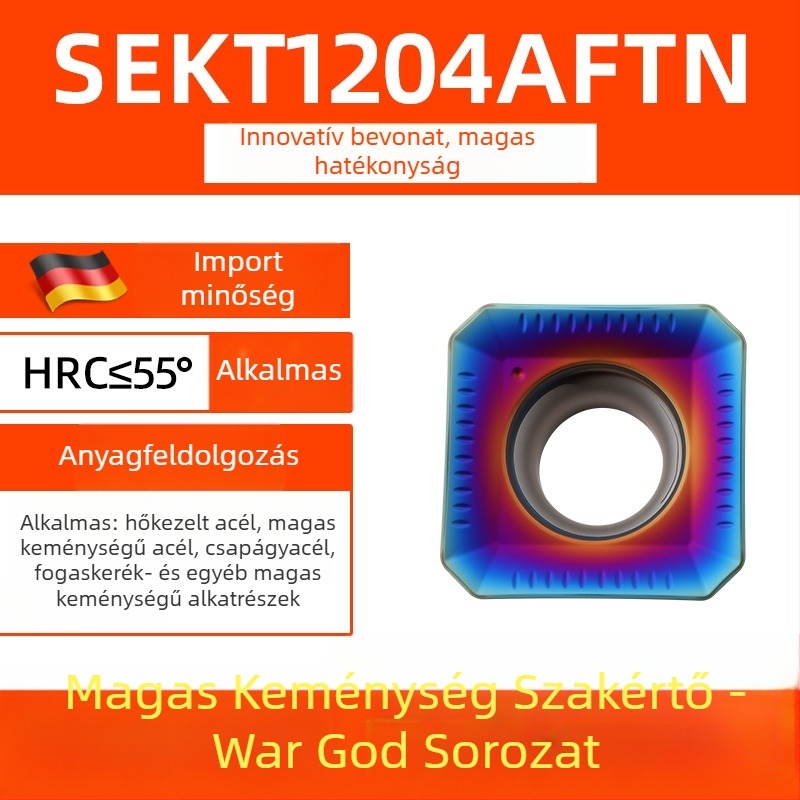 Dasan SEKT1204AFTN CNC marópenge, négyszögletes geometriájú, rozsdamentes acél, keményített acél