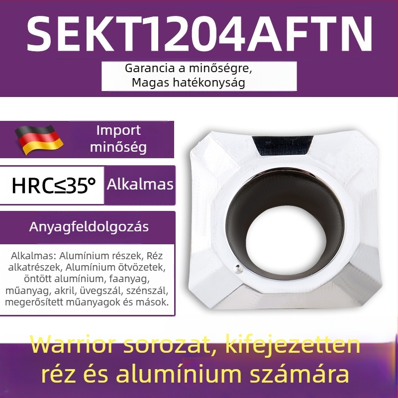 Dasan SEKT1204AFTN CNC marópenge, négyszögletes geometriájú, rozsdamentes acél, keményített acél