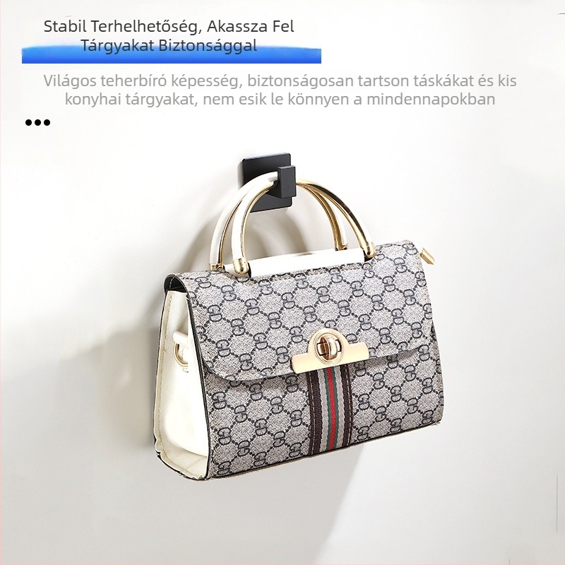 Fali horogkészlet alumíniumból, permetezett műanyag bevonattal, modern minimalista stílus, 20 g, alkalmas ruhák, törölközők és táskák számára