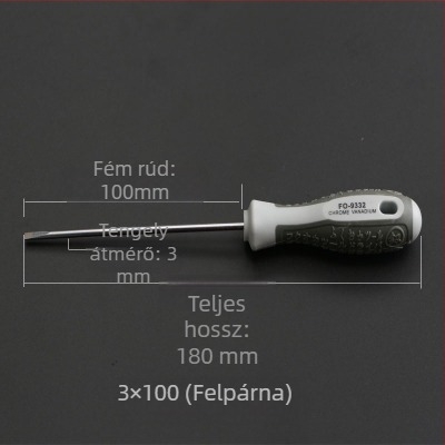 Csavarhúzó készlet – Phillips és laposfejű, mágneses, szénacélból