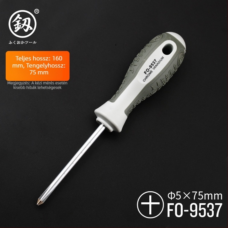 Csavarhúzó készlet – Phillips és laposfejű, mágneses, szénacélból