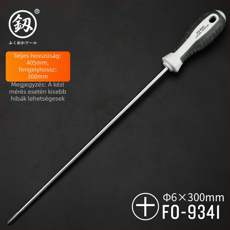 Csavarhúzó készlet – Phillips és laposfejű, mágneses, szénacélból