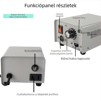 Ékszer-, jade- és fa gravírozó és polírozó gép; hálózati tápellátás; feszültség: AC egysfázis és DC 50V alatt; gravírozásra, polírozásra és manikűrre alkalmas