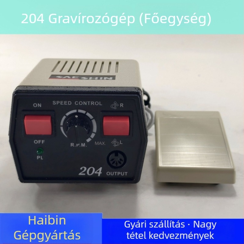 Ékszer-, jade- és fa gravírozó és polírozó gép; hálózati tápellátás; feszültség: AC egysfázis és DC 50V alatt; gravírozásra, polírozásra és manikűrre alkalmas