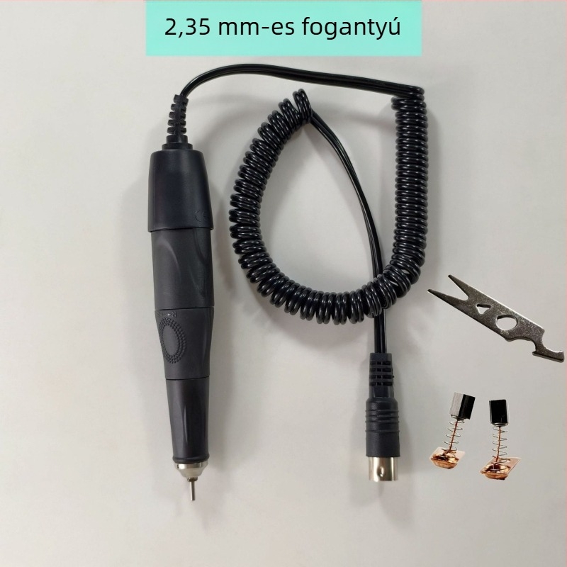 Ékszer-, jade- és fa gravírozó és polírozó gép; hálózati tápellátás; feszültség: AC egysfázis és DC 50V alatt; gravírozásra, polírozásra és manikűrre alkalmas