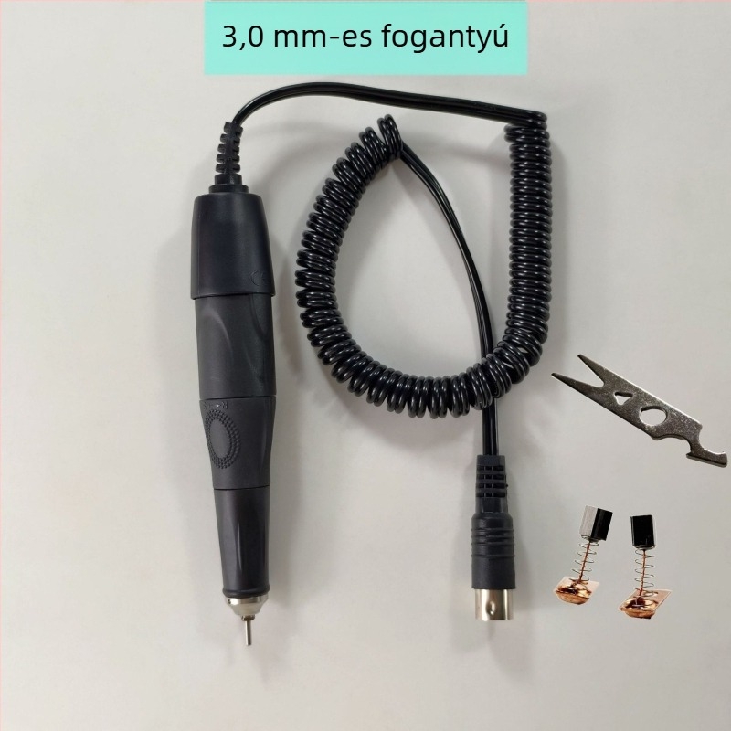 Ékszer-, jade- és fa gravírozó és polírozó gép; hálózati tápellátás; feszültség: AC egysfázis és DC 50V alatt; gravírozásra, polírozásra és manikűrre alkalmas