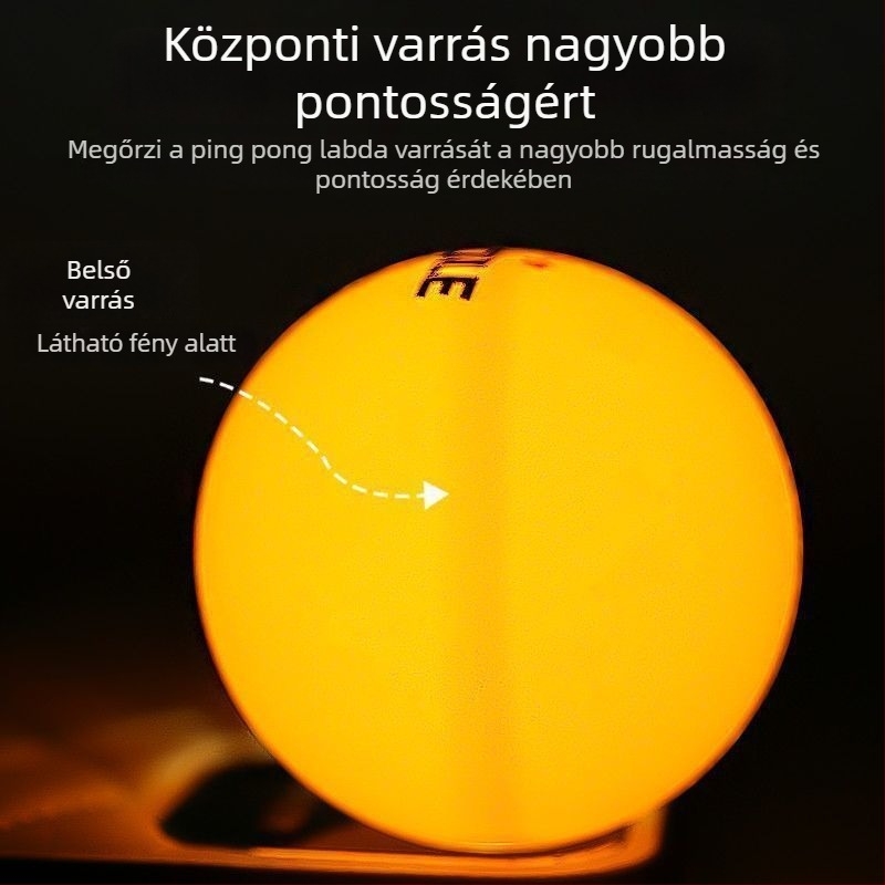Asztalitenisz tréninglabda, háromcsillagos, új anyag, nagy visszapattanás, Pengyi márka, modell zms