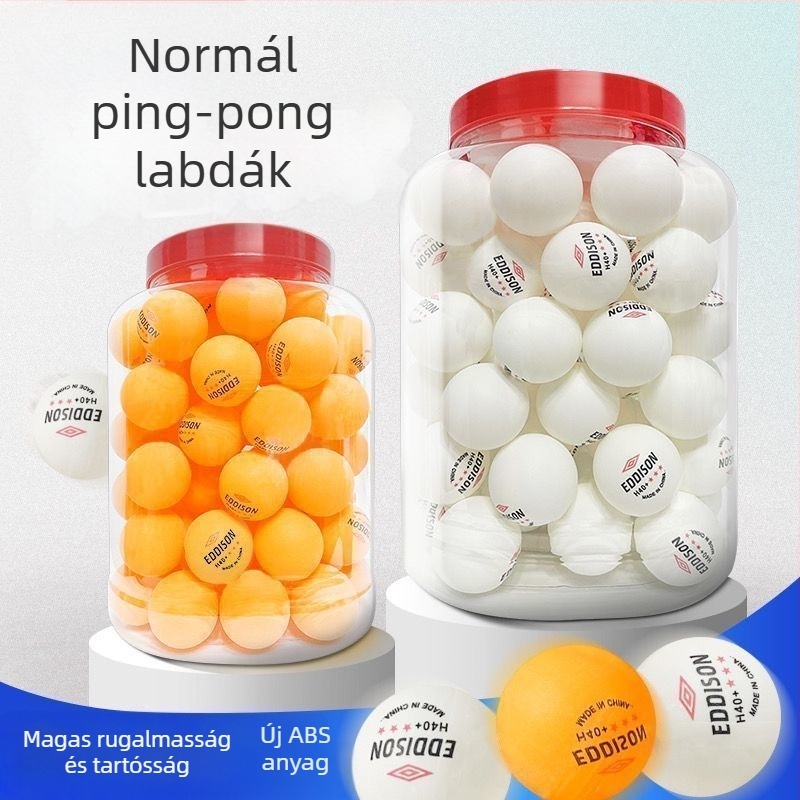Asztalitenisz tréninglabda, háromcsillagos, új anyag, nagy visszapattanás, Pengyi márka, modell zms