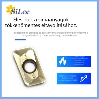 SiLee APMT1135 Keményfém bevonatú maróbetét 1604-es osztály, durva megmunkáláshoz