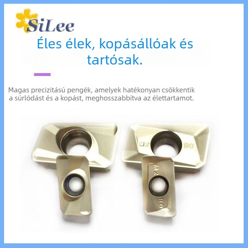 SiLee APMT1135 Keményfém bevonatú maróbetét 1604-es osztály, durva megmunkáláshoz