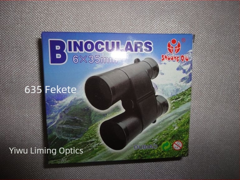 6x35 műanyag gyerek binokulár, optikai, kültéri, gyenge fényviszonyok, HD