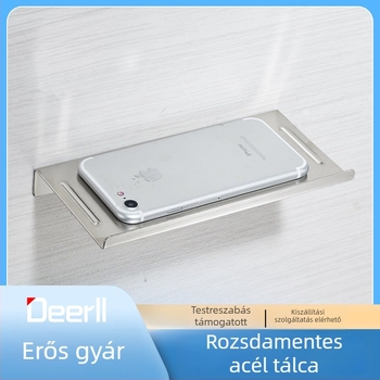 Fürdőszobai telefon tartó 201 rozsdamentes acélból, 1 szintű, teherbírás 1–2 kg, modell DL8865S-201