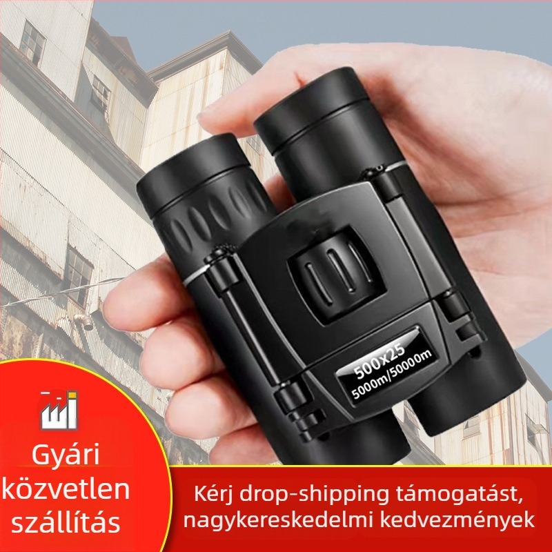 Kültéri használatra szánt binokuláris – 10x nagyítás, kilépő pupilla átmérője 2,2 mm, szemkilépés 10 mm, látómező 10000