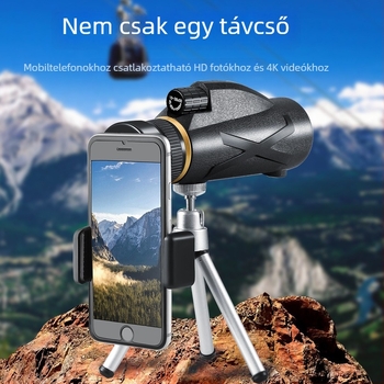 80x100 monokuláris teleszkóp – kültéri használatra, nagy teljesítmény, nagy felbontás, testre szabható