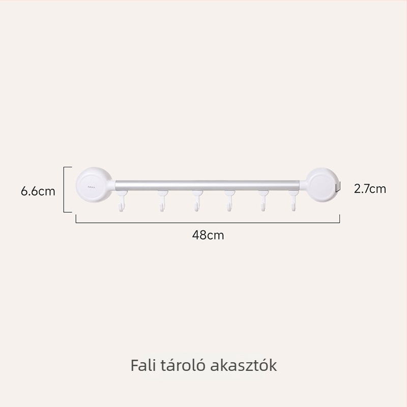 FaSoLa vákuumos kampó fúrás nélküli konyhához, ABS, erős teherbírás, falra szerelhető, modell DZ-885, 3–5 kg teherbírás