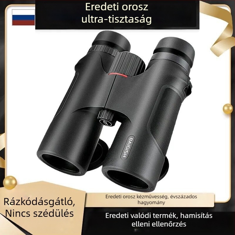 Bagos 10x42 binokulár – HD kép, vízálló, alacsony fényviszonyok között éjszakai látás, kültéri használatra