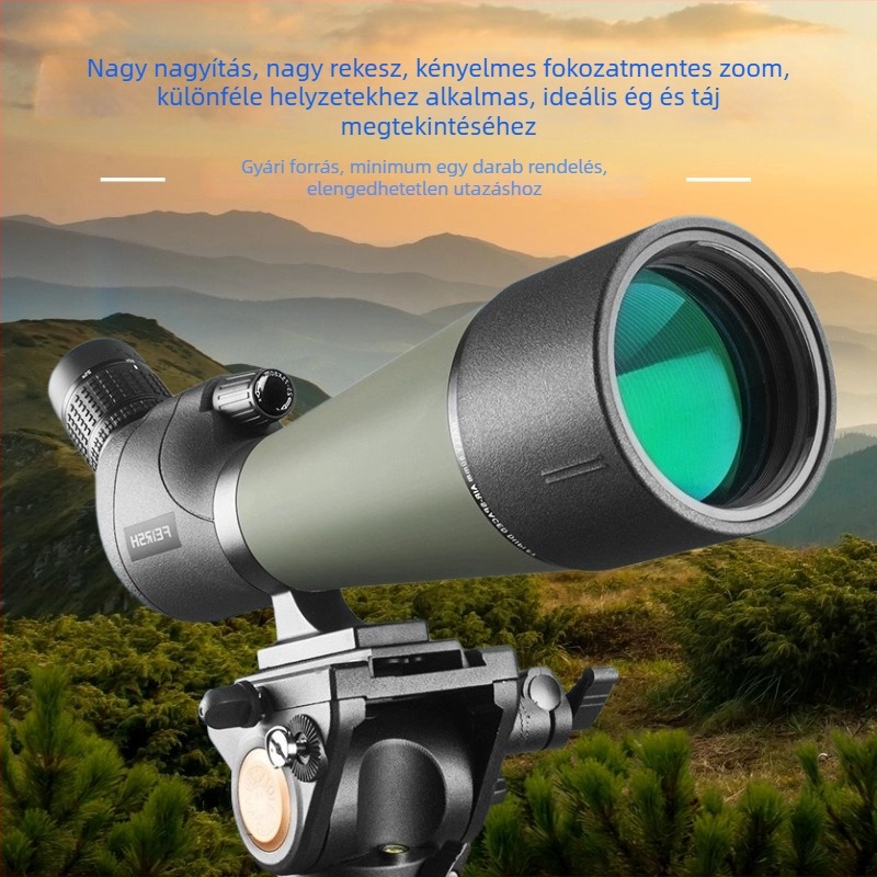 Madárfigyelő távcső 20-75x80, HD éjjellátó, 80 mm-es objektív, kültéri használatra