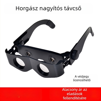 Fejre helyezhető teleszkóp horgászathoz: nagy nagyítás a távoli és közeli megfigyeléshez, HD szemüveg koncertekhez