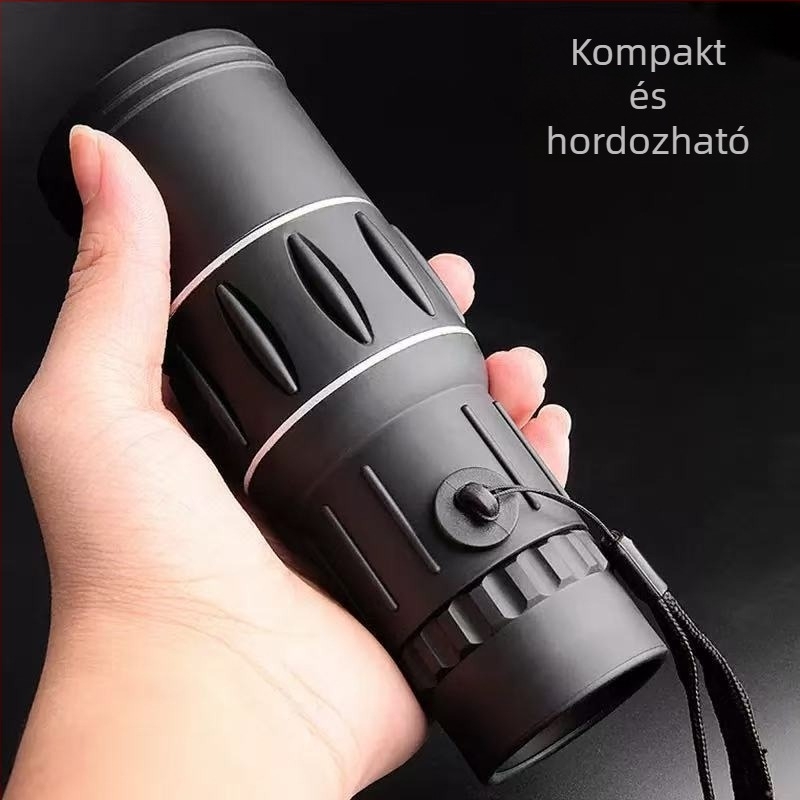 16x52-os monocularos teleszkóp kültéri használatra, HD fotózás telefonon, gyenge fényviszonyokhoz