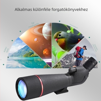 Free Tiger EN25-75x80 madárfigyelő teleszkóp, HD fotózási és videózási lehetőségekkel okostelefonon, vízálló, csillagászati megfigyelésekhez