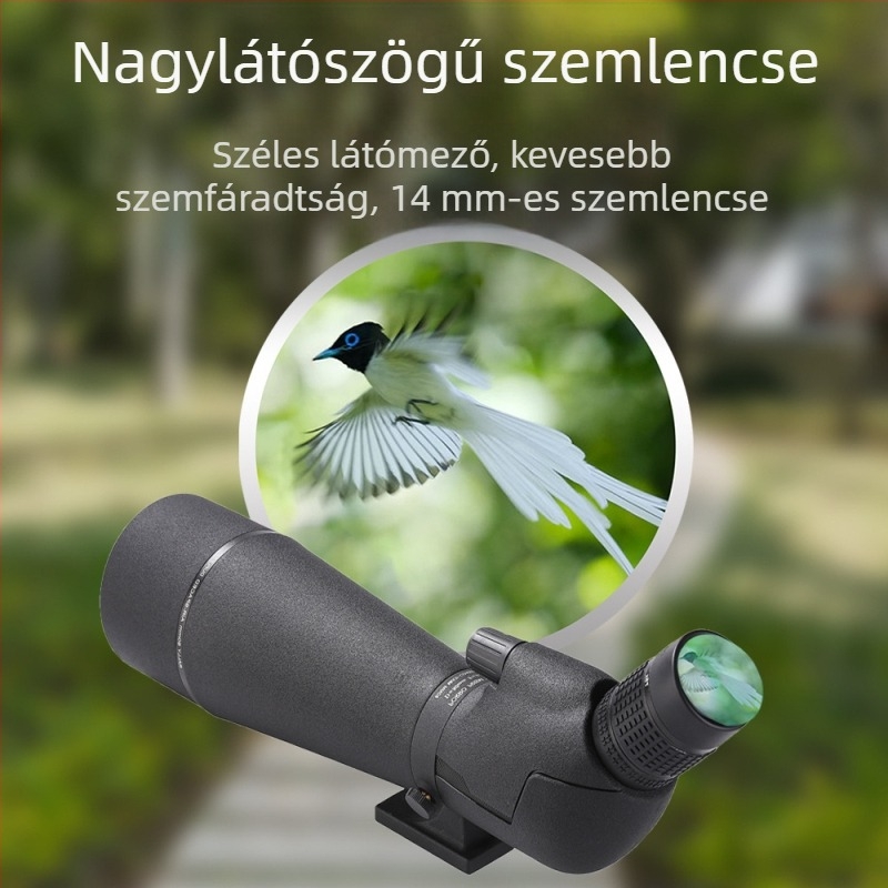 Free Tiger EN25-75x80 madárfigyelő teleszkóp, HD fotózási és videózási lehetőségekkel okostelefonon, vízálló, csillagászati megfigyelésekhez