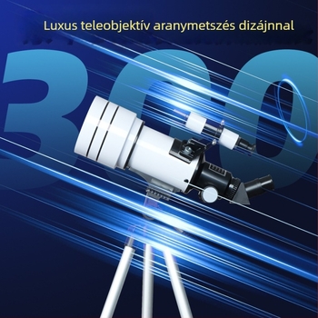 Csillagászati monokuláris teleszkóp nagyítással és HD optikával, modell 70300, a csillagok és a Hold megfigyelésére
