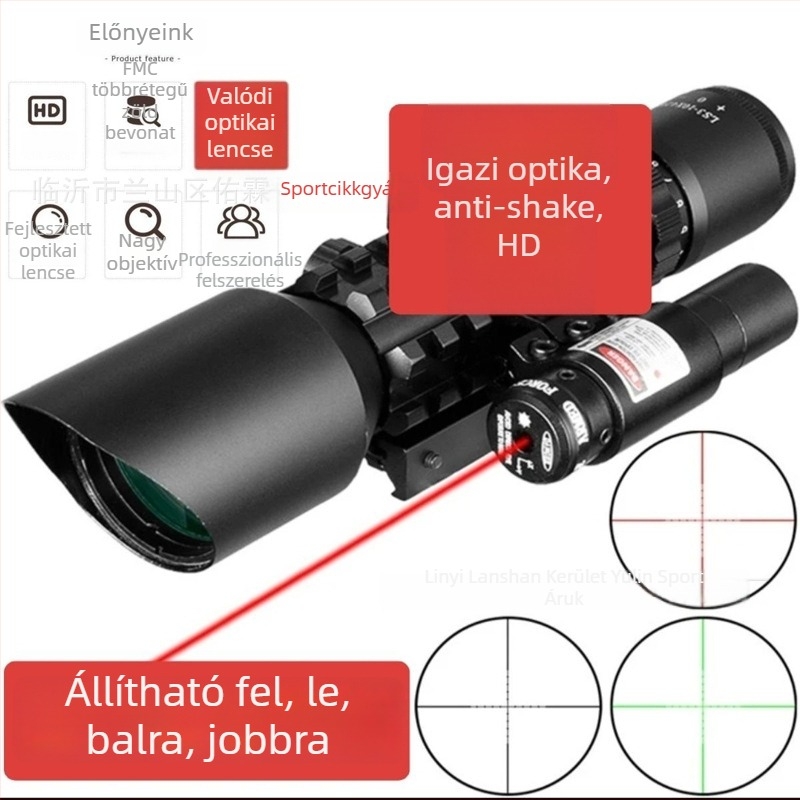 Monokuláris teleszkóp, 10x nagyítás, 45 mm kilépő pupilla, fémből készült, vízálló és ütésálló