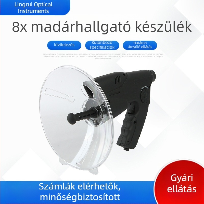 8x madárhallgató készülék monokuláris távcsővel kültéri vadon élő madarak megfigyeléséhez