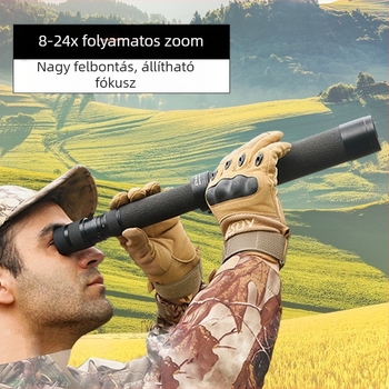 ForestTop 8-24x40 Zoom távcső állvánnyal, gyenge fényviszonyokhoz, HD, professzionális kültéri használatra