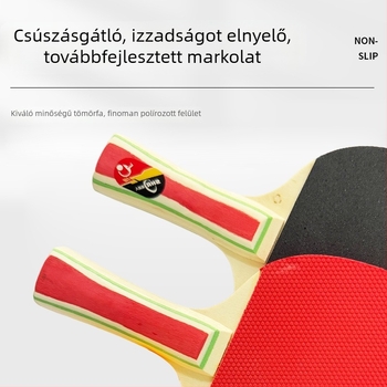 Két pingpongütő kezdőknek, gyerekeknek és felnőtteknek – edzőütők Shakehand és Penhold fogásokkal.