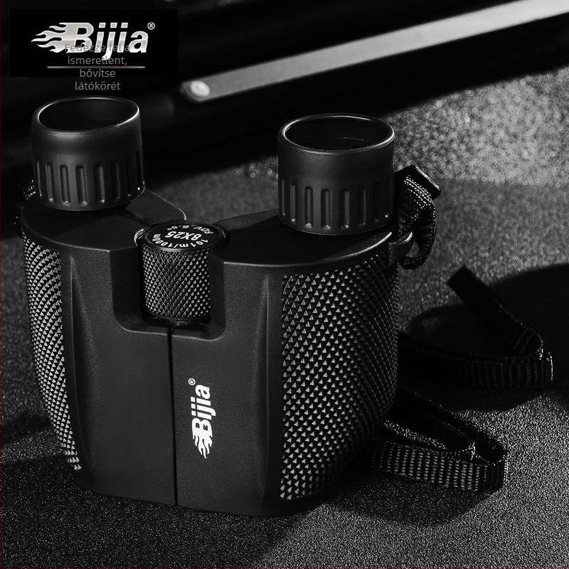 BIJIA 10×25H binokuláris távcső, hordozható kültéri madármegfigyeléshez, HD minőség, gyenge fényviszonyú éjjellátás
