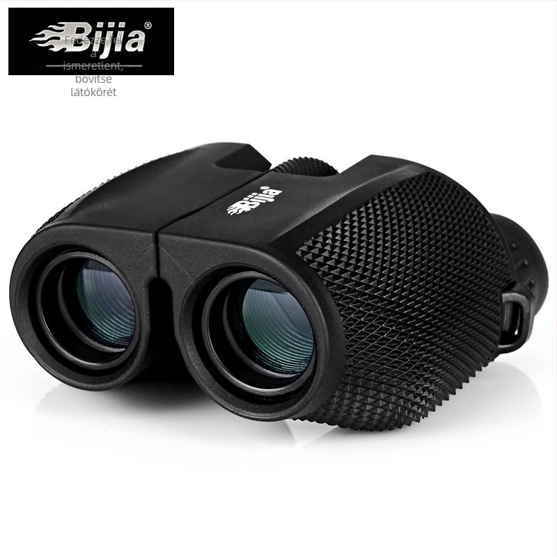 BIJIA 10×25H binokuláris távcső, hordozható kültéri madármegfigyeléshez, HD minőség, gyenge fényviszonyú éjjellátás