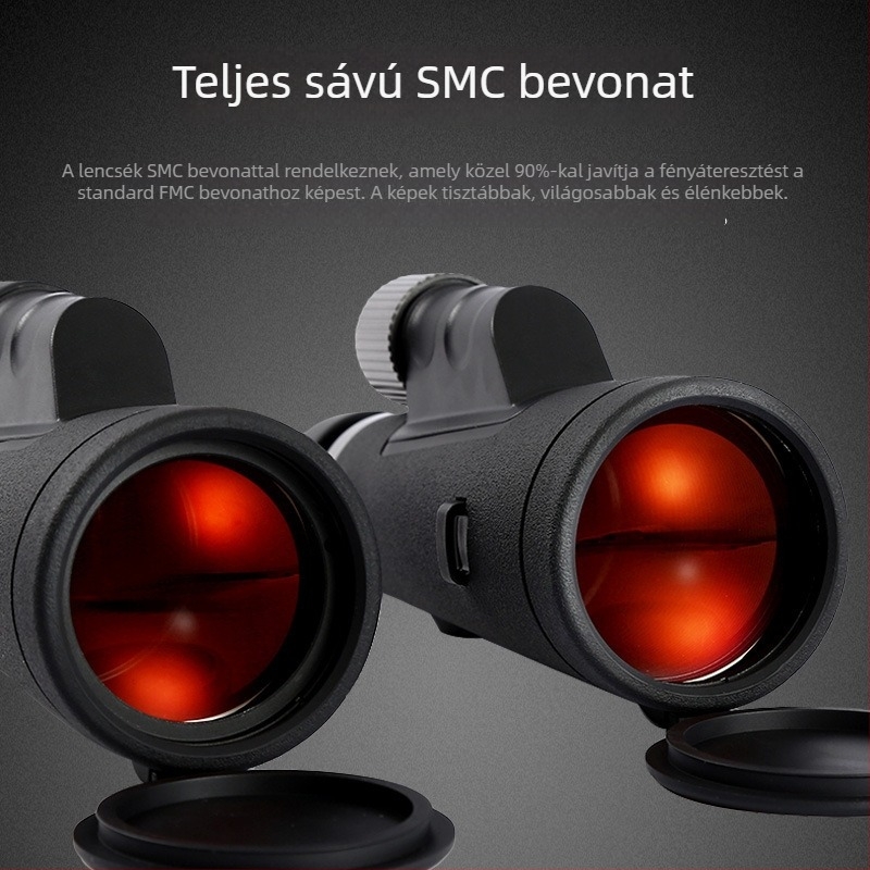 Monokuláris teleszkóp 12x56 HD ED lencsével alacsony fényviszonyokhoz